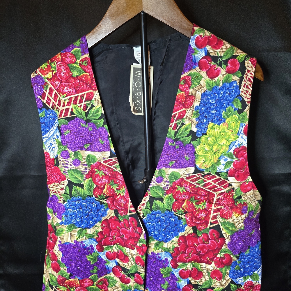 Colorful Floral  Vest